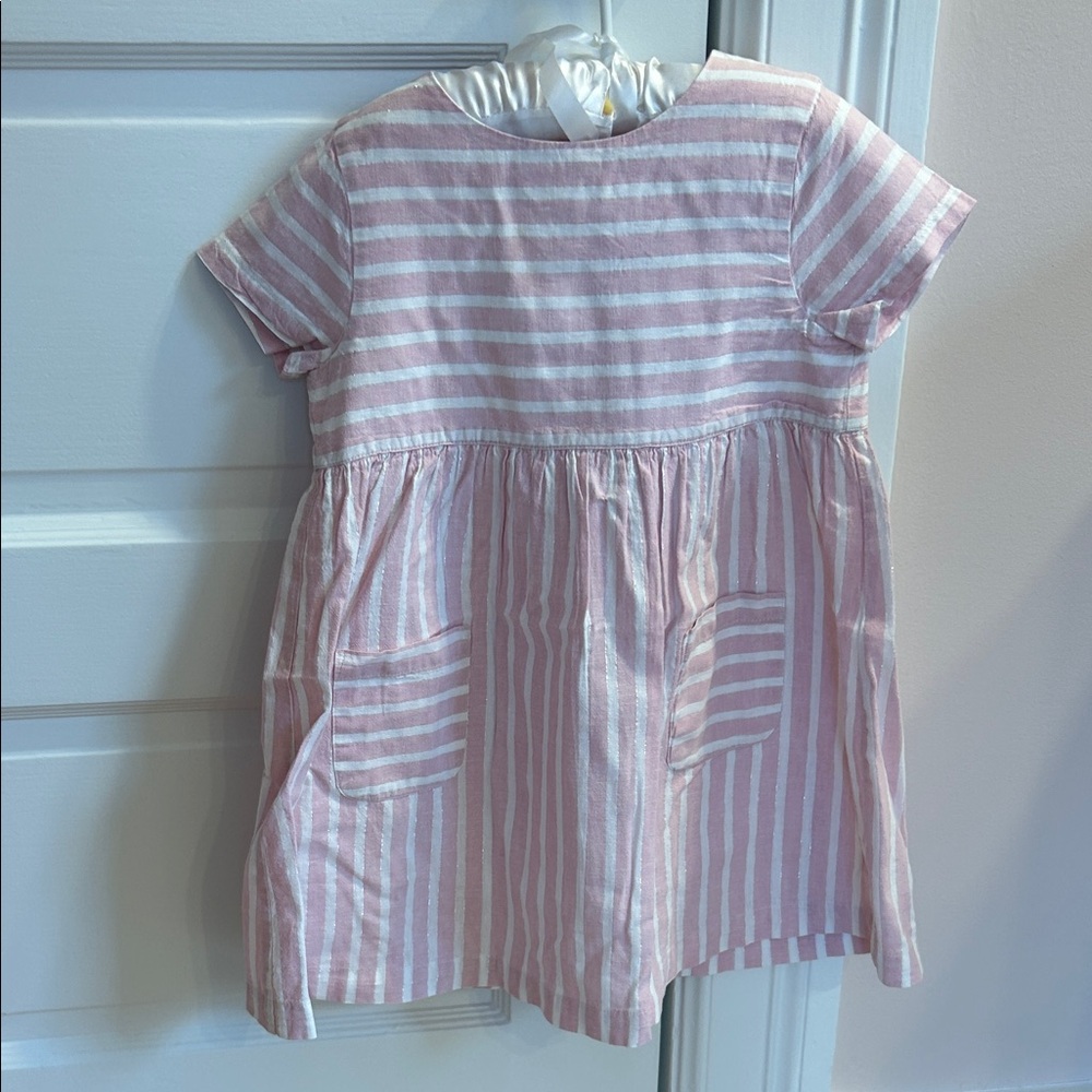 The White Company Pink and Cream Striped Top